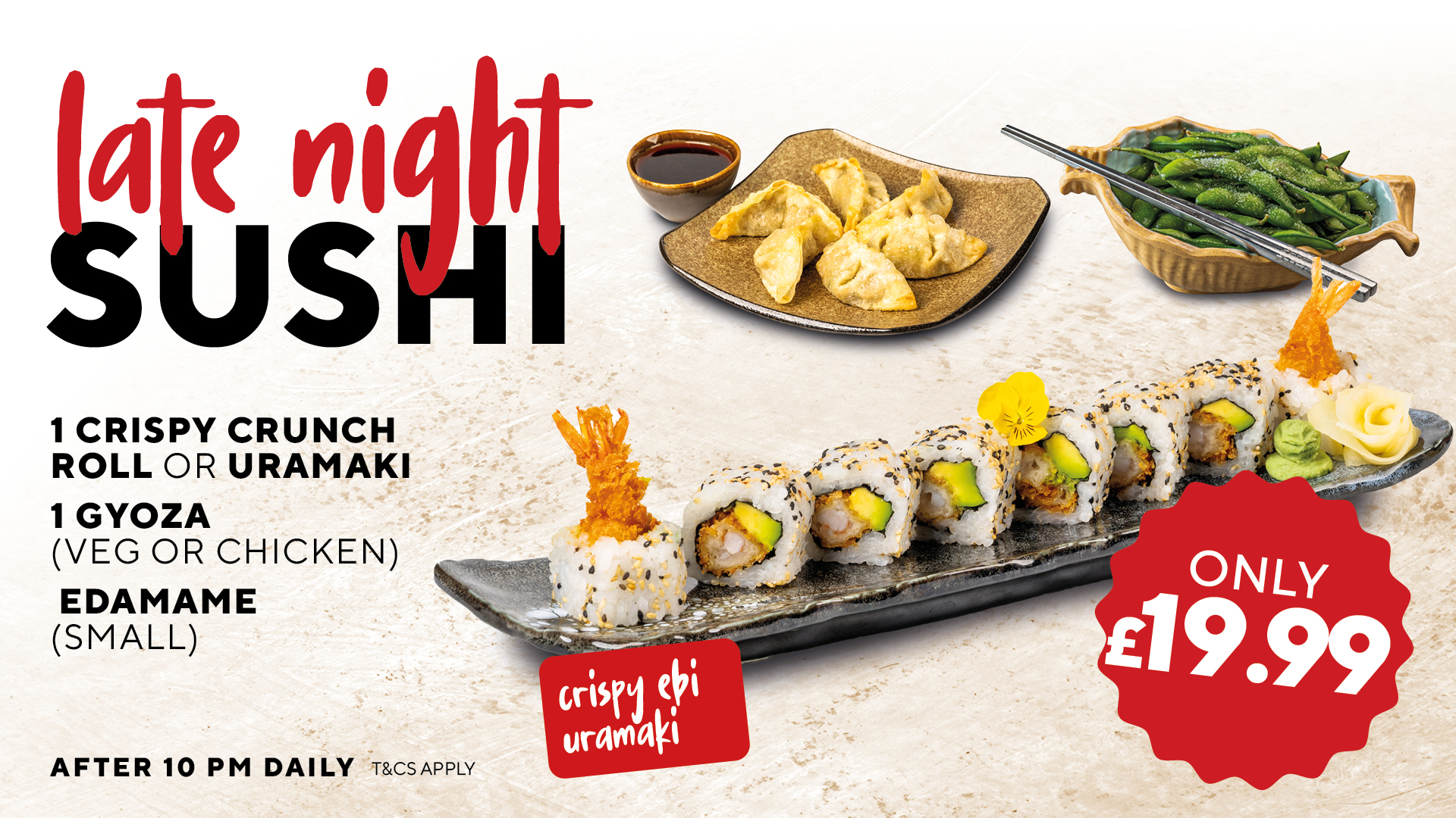 Late Night Sushi Deal